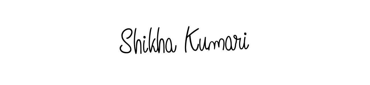 Design your own signature with our free online signature maker. With this signature software, you can create a handwritten (Angelique-Rose-font-FFP) signature for name Shikha Kumari. Shikha Kumari signature style 5 images and pictures png