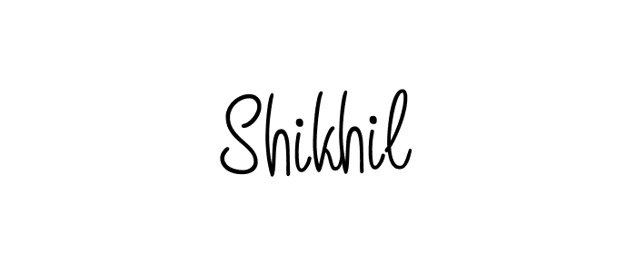 How to make Shikhil signature? Angelique-Rose-font-FFP is a professional autograph style. Create handwritten signature for Shikhil name. Shikhil signature style 5 images and pictures png