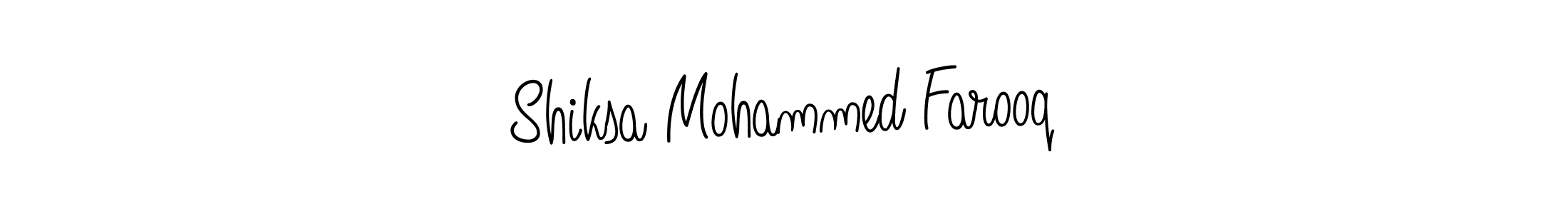 How to make Shiksa Mohammed Farooq signature? Angelique-Rose-font-FFP is a professional autograph style. Create handwritten signature for Shiksa Mohammed Farooq name. Shiksa Mohammed Farooq signature style 5 images and pictures png