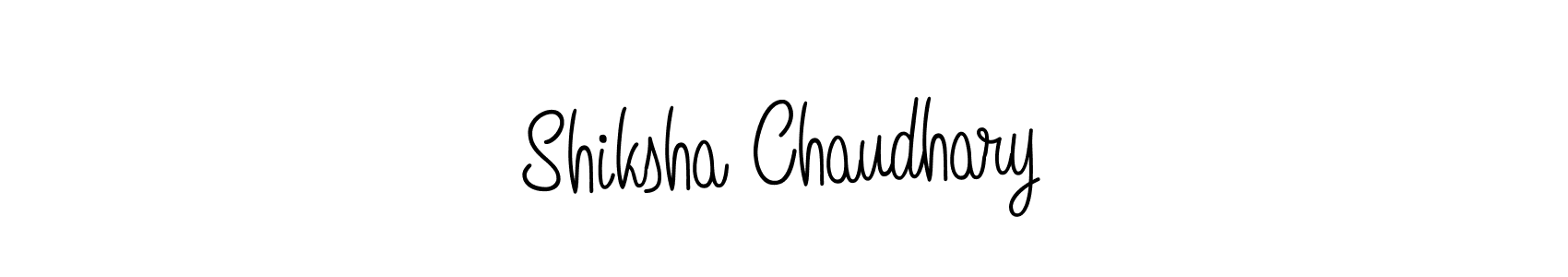 How to make Shiksha Chaudhary signature? Angelique-Rose-font-FFP is a professional autograph style. Create handwritten signature for Shiksha Chaudhary name. Shiksha Chaudhary signature style 5 images and pictures png