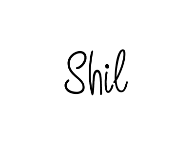 Use a signature maker to create a handwritten signature online. With this signature software, you can design (Angelique-Rose-font-FFP) your own signature for name Shil. Shil signature style 5 images and pictures png