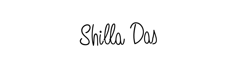 You should practise on your own different ways (Angelique-Rose-font-FFP) to write your name (Shilla Das) in signature. don't let someone else do it for you. Shilla Das signature style 5 images and pictures png