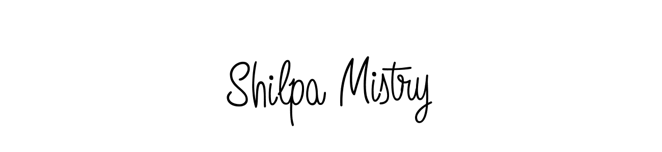 Shilpa Mistry stylish signature style. Best Handwritten Sign (Angelique-Rose-font-FFP) for my name. Handwritten Signature Collection Ideas for my name Shilpa Mistry. Shilpa Mistry signature style 5 images and pictures png