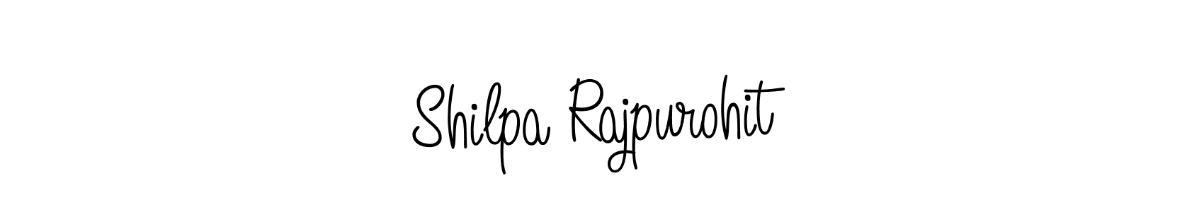 Make a beautiful signature design for name Shilpa Rajpurohit. With this signature (Angelique-Rose-font-FFP) style, you can create a handwritten signature for free. Shilpa Rajpurohit signature style 5 images and pictures png