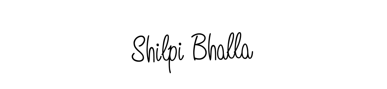 How to make Shilpi Bhalla signature? Angelique-Rose-font-FFP is a professional autograph style. Create handwritten signature for Shilpi Bhalla name. Shilpi Bhalla signature style 5 images and pictures png