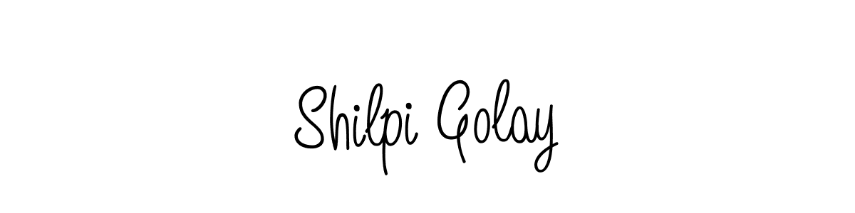 Shilpi Golay stylish signature style. Best Handwritten Sign (Angelique-Rose-font-FFP) for my name. Handwritten Signature Collection Ideas for my name Shilpi Golay. Shilpi Golay signature style 5 images and pictures png