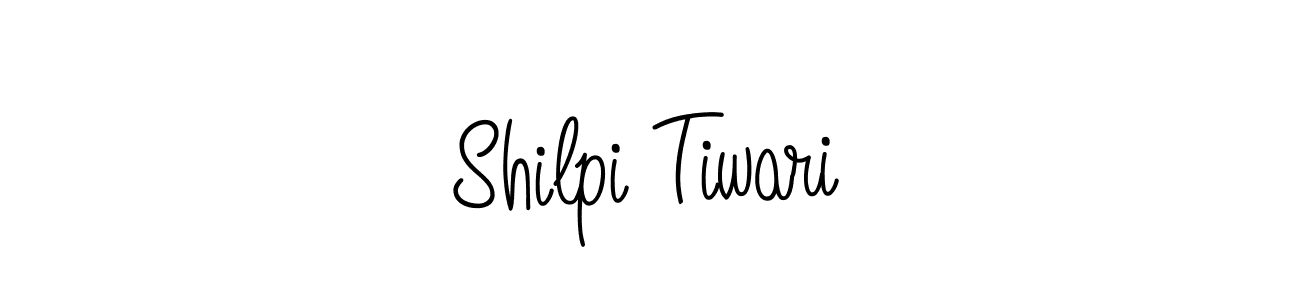 Shilpi Tiwari stylish signature style. Best Handwritten Sign (Angelique-Rose-font-FFP) for my name. Handwritten Signature Collection Ideas for my name Shilpi Tiwari. Shilpi Tiwari signature style 5 images and pictures png