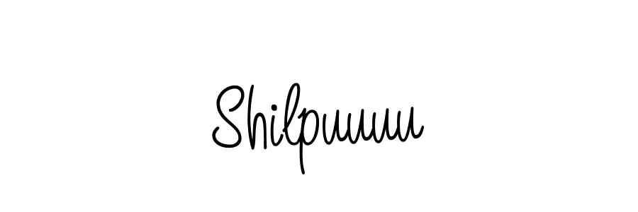 How to make Shilpuuuu signature? Angelique-Rose-font-FFP is a professional autograph style. Create handwritten signature for Shilpuuuu name. Shilpuuuu signature style 5 images and pictures png