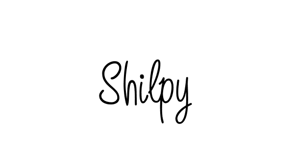 How to make Shilpy name signature. Use Angelique-Rose-font-FFP style for creating short signs online. This is the latest handwritten sign. Shilpy signature style 5 images and pictures png