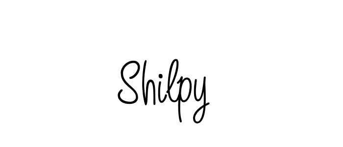 Design your own signature with our free online signature maker. With this signature software, you can create a handwritten (Angelique-Rose-font-FFP) signature for name Shilpy . Shilpy  signature style 5 images and pictures png