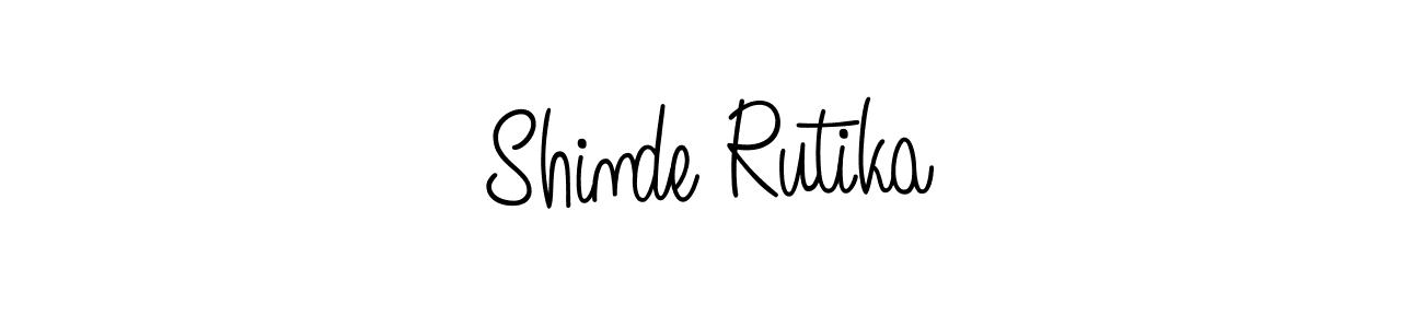 Angelique-Rose-font-FFP is a professional signature style that is perfect for those who want to add a touch of class to their signature. It is also a great choice for those who want to make their signature more unique. Get Shinde Rutika name to fancy signature for free. Shinde Rutika signature style 5 images and pictures png