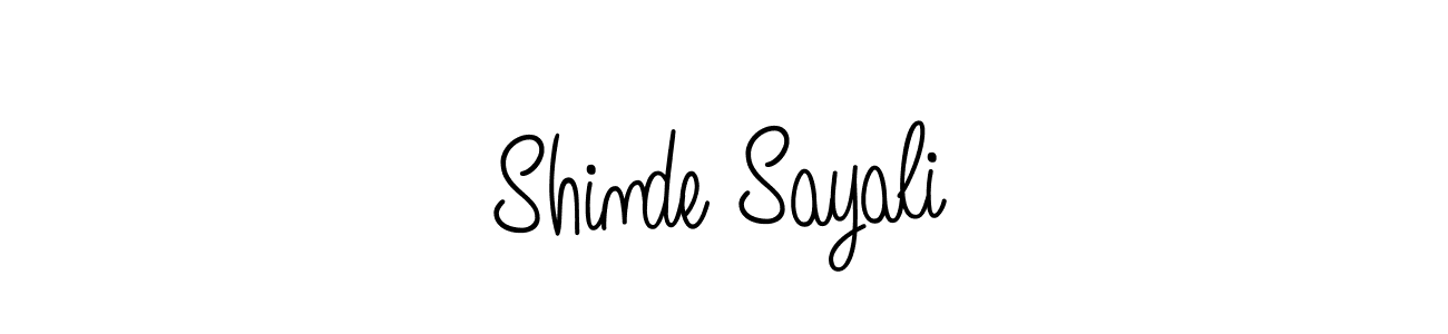 Also we have Shinde Sayali name is the best signature style. Create professional handwritten signature collection using Angelique-Rose-font-FFP autograph style. Shinde Sayali signature style 5 images and pictures png