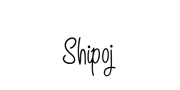 Make a beautiful signature design for name Shipoj. With this signature (Angelique-Rose-font-FFP) style, you can create a handwritten signature for free. Shipoj signature style 5 images and pictures png