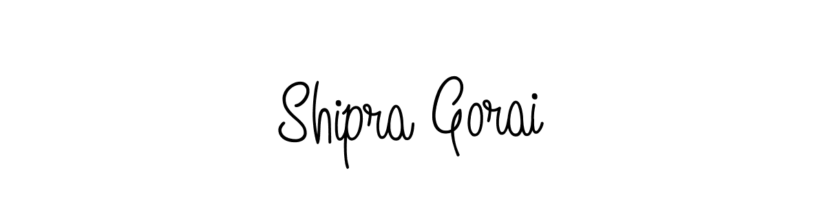 How to Draw Shipra Gorai signature style? Angelique-Rose-font-FFP is a latest design signature styles for name Shipra Gorai. Shipra Gorai signature style 5 images and pictures png