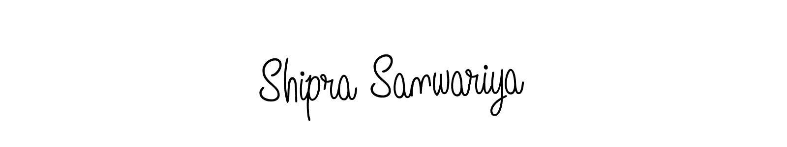 How to make Shipra Sanwariya signature? Angelique-Rose-font-FFP is a professional autograph style. Create handwritten signature for Shipra Sanwariya name. Shipra Sanwariya signature style 5 images and pictures png
