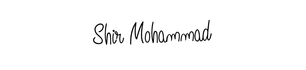 Best and Professional Signature Style for Shir Mohammad. Angelique-Rose-font-FFP Best Signature Style Collection. Shir Mohammad signature style 5 images and pictures png