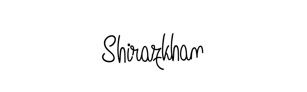 The best way (Angelique-Rose-font-FFP) to make a short signature is to pick only two or three words in your name. The name Shirazkhan include a total of six letters. For converting this name. Shirazkhan signature style 5 images and pictures png