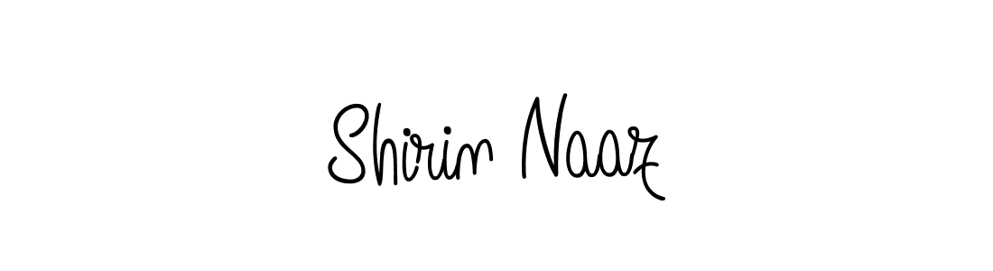 Create a beautiful signature design for name Shirin Naaz. With this signature (Angelique-Rose-font-FFP) fonts, you can make a handwritten signature for free. Shirin Naaz signature style 5 images and pictures png