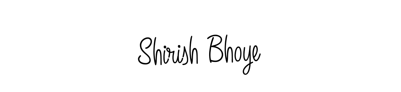 Also we have Shirish Bhoye name is the best signature style. Create professional handwritten signature collection using Angelique-Rose-font-FFP autograph style. Shirish Bhoye signature style 5 images and pictures png