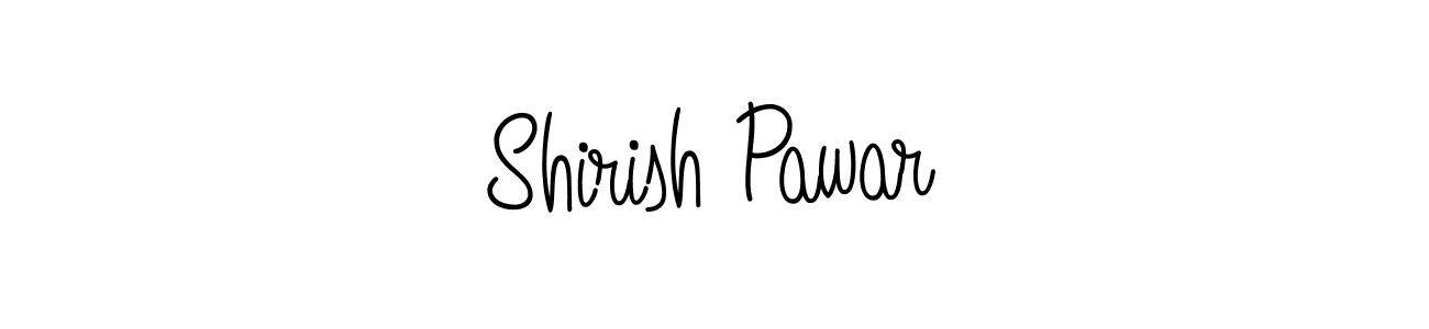 The best way (Angelique-Rose-font-FFP) to make a short signature is to pick only two or three words in your name. The name Shirish Pawar include a total of six letters. For converting this name. Shirish Pawar signature style 5 images and pictures png