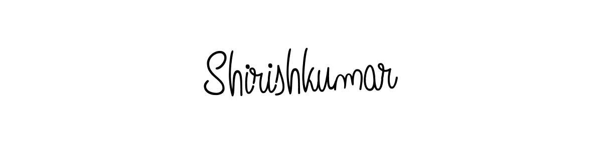 Make a beautiful signature design for name Shirishkumar. With this signature (Angelique-Rose-font-FFP) style, you can create a handwritten signature for free. Shirishkumar signature style 5 images and pictures png