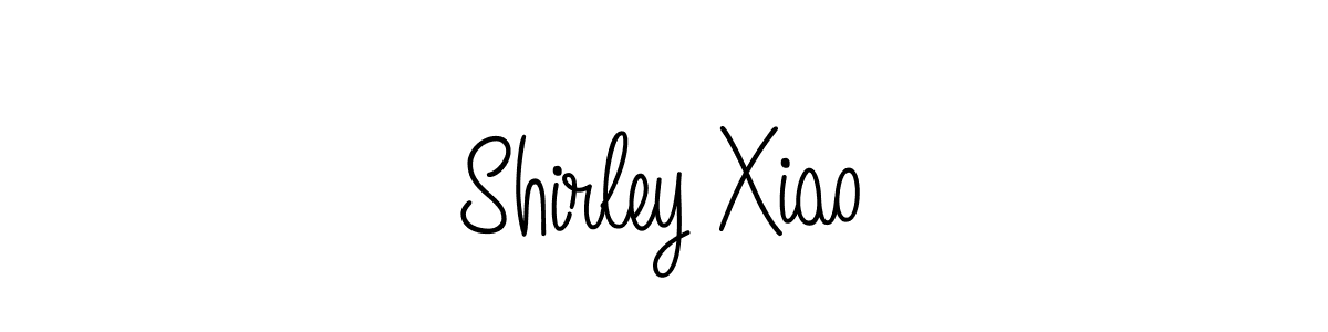 Use a signature maker to create a handwritten signature online. With this signature software, you can design (Angelique-Rose-font-FFP) your own signature for name Shirley Xiao. Shirley Xiao signature style 5 images and pictures png