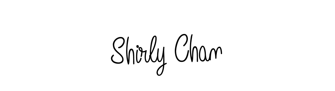 The best way (Angelique-Rose-font-FFP) to make a short signature is to pick only two or three words in your name. The name Shirly Chan include a total of six letters. For converting this name. Shirly Chan signature style 5 images and pictures png