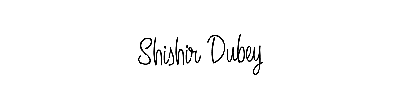 Use a signature maker to create a handwritten signature online. With this signature software, you can design (Angelique-Rose-font-FFP) your own signature for name Shishir Dubey. Shishir Dubey signature style 5 images and pictures png