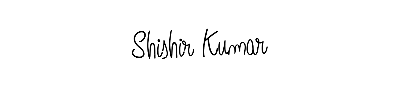 How to make Shishir Kumar name signature. Use Angelique-Rose-font-FFP style for creating short signs online. This is the latest handwritten sign. Shishir Kumar signature style 5 images and pictures png