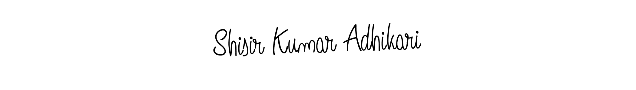 Shisir Kumar Adhikari stylish signature style. Best Handwritten Sign (Angelique-Rose-font-FFP) for my name. Handwritten Signature Collection Ideas for my name Shisir Kumar Adhikari. Shisir Kumar Adhikari signature style 5 images and pictures png