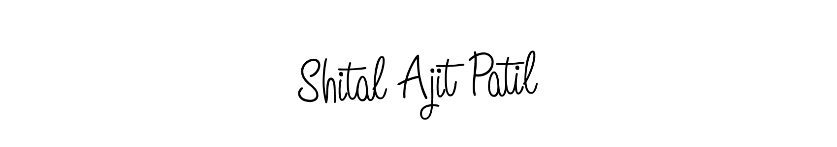 Also we have Shital Ajit Patil name is the best signature style. Create professional handwritten signature collection using Angelique-Rose-font-FFP autograph style. Shital Ajit Patil signature style 5 images and pictures png