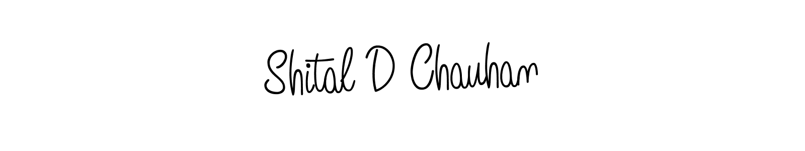 How to make Shital D Chauhan signature? Angelique-Rose-font-FFP is a professional autograph style. Create handwritten signature for Shital D Chauhan name. Shital D Chauhan signature style 5 images and pictures png