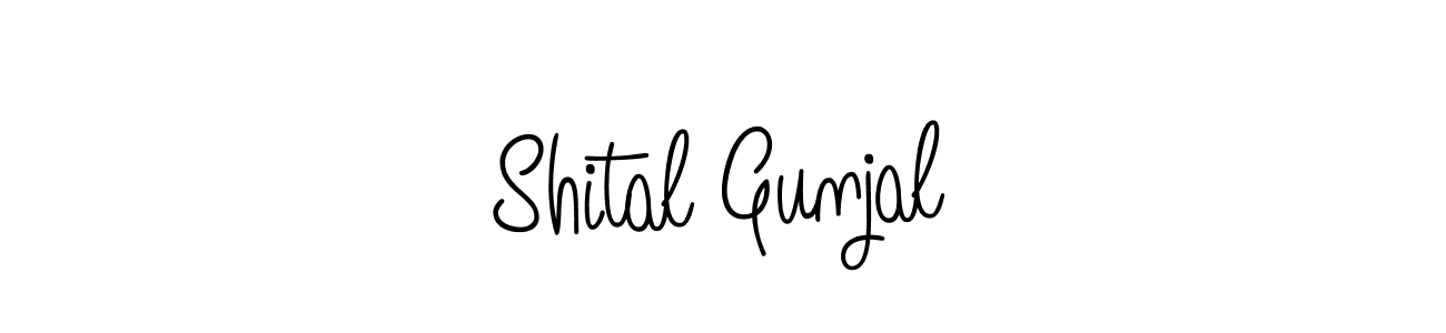 This is the best signature style for the Shital Gunjal name. Also you like these signature font (Angelique-Rose-font-FFP). Mix name signature. Shital Gunjal signature style 5 images and pictures png