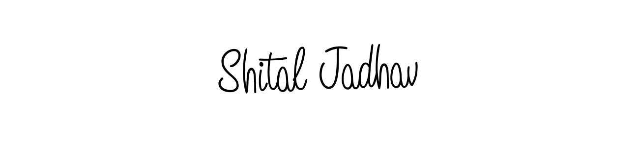 Design your own signature with our free online signature maker. With this signature software, you can create a handwritten (Angelique-Rose-font-FFP) signature for name Shital Jadhav. Shital Jadhav signature style 5 images and pictures png