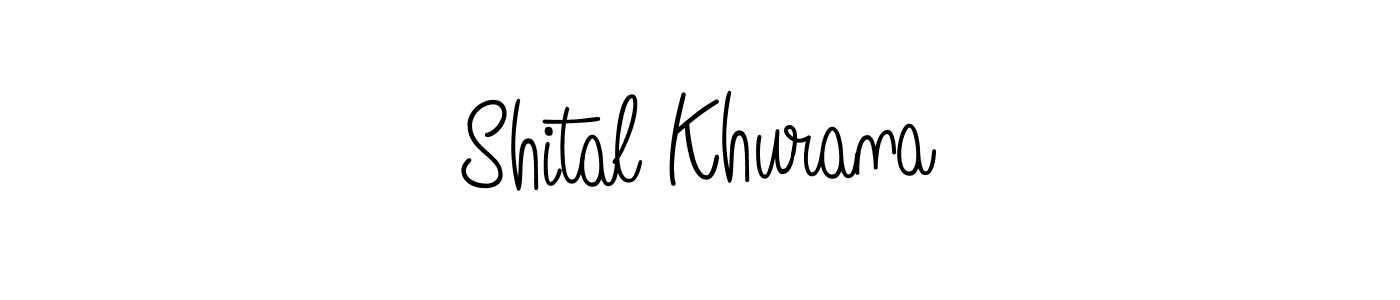 Make a beautiful signature design for name Shital Khurana. With this signature (Angelique-Rose-font-FFP) style, you can create a handwritten signature for free. Shital Khurana signature style 5 images and pictures png
