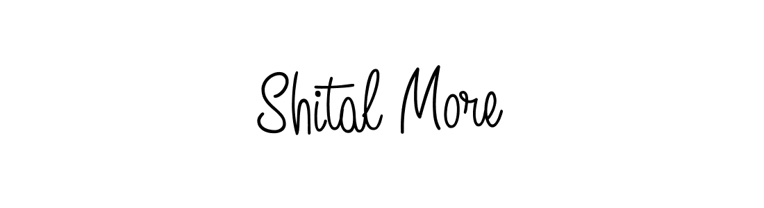 Shital More stylish signature style. Best Handwritten Sign (Angelique-Rose-font-FFP) for my name. Handwritten Signature Collection Ideas for my name Shital More. Shital More signature style 5 images and pictures png