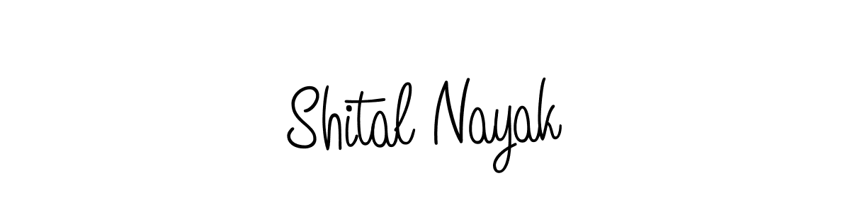 The best way (Angelique-Rose-font-FFP) to make a short signature is to pick only two or three words in your name. The name Shital Nayak include a total of six letters. For converting this name. Shital Nayak signature style 5 images and pictures png