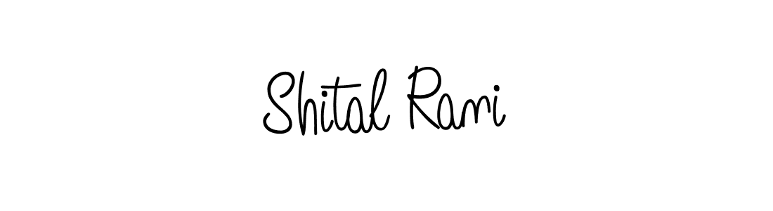 Create a beautiful signature design for name Shital Rani. With this signature (Angelique-Rose-font-FFP) fonts, you can make a handwritten signature for free. Shital Rani signature style 5 images and pictures png
