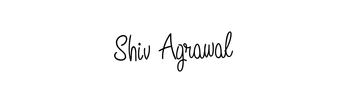 How to Draw Shiv Agrawal signature style? Angelique-Rose-font-FFP is a latest design signature styles for name Shiv Agrawal. Shiv Agrawal signature style 5 images and pictures png
