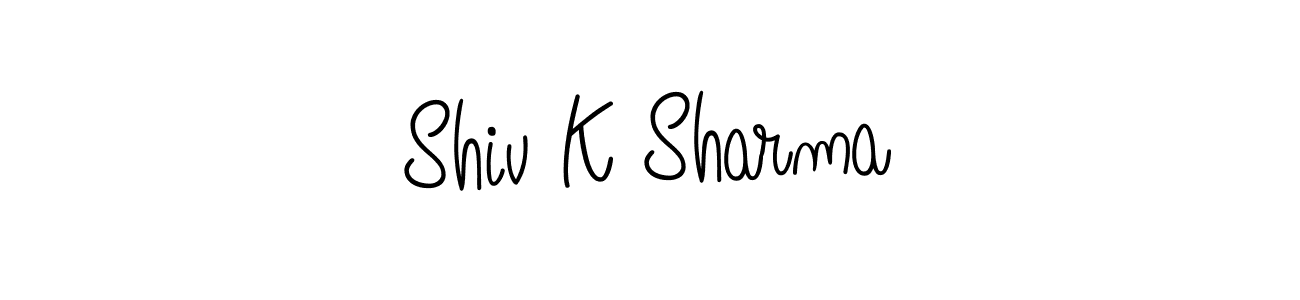 Also You can easily find your signature by using the search form. We will create Shiv K Sharma name handwritten signature images for you free of cost using Angelique-Rose-font-FFP sign style. Shiv K Sharma signature style 5 images and pictures png