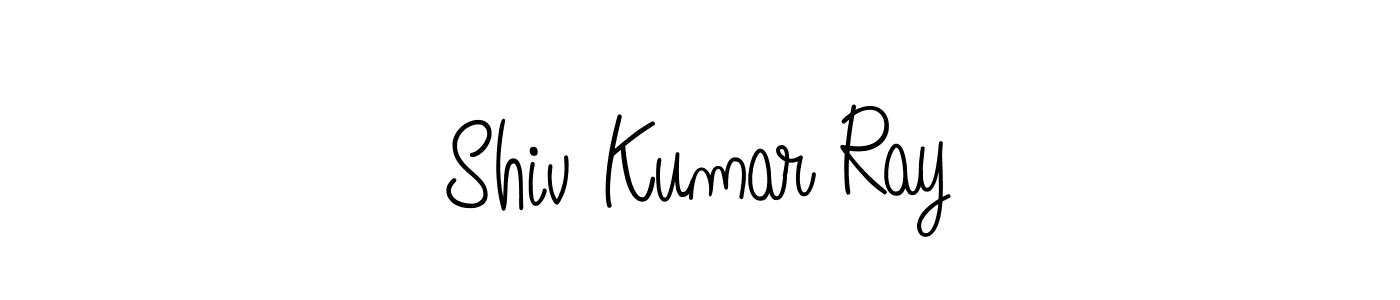 Make a beautiful signature design for name Shiv Kumar Ray. With this signature (Angelique-Rose-font-FFP) style, you can create a handwritten signature for free. Shiv Kumar Ray signature style 5 images and pictures png