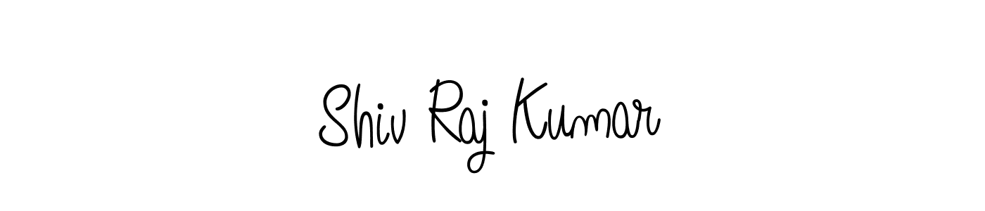 How to make Shiv Raj Kumar name signature. Use Angelique-Rose-font-FFP style for creating short signs online. This is the latest handwritten sign. Shiv Raj Kumar signature style 5 images and pictures png