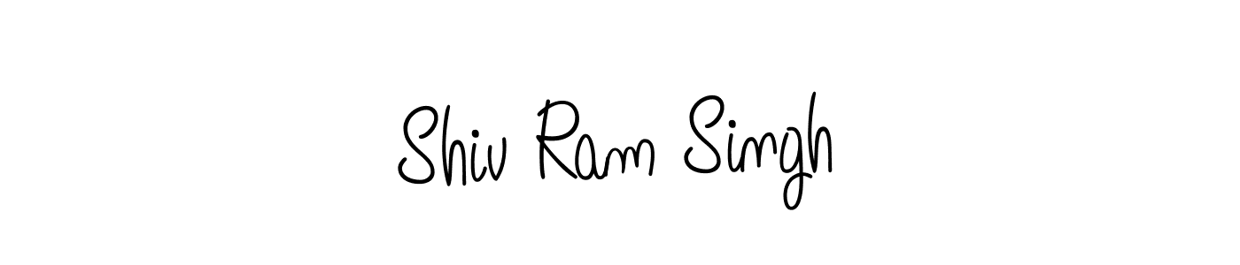 How to make Shiv Ram Singh name signature. Use Angelique-Rose-font-FFP style for creating short signs online. This is the latest handwritten sign. Shiv Ram Singh signature style 5 images and pictures png