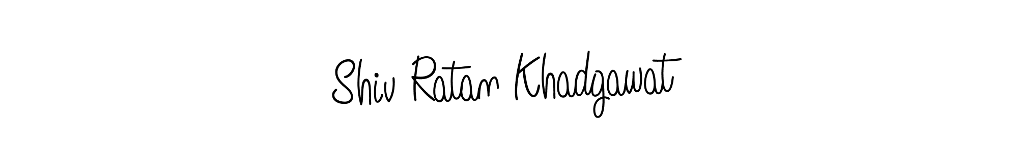 Shiv Ratan Khadgawat stylish signature style. Best Handwritten Sign (Angelique-Rose-font-FFP) for my name. Handwritten Signature Collection Ideas for my name Shiv Ratan Khadgawat. Shiv Ratan Khadgawat signature style 5 images and pictures png