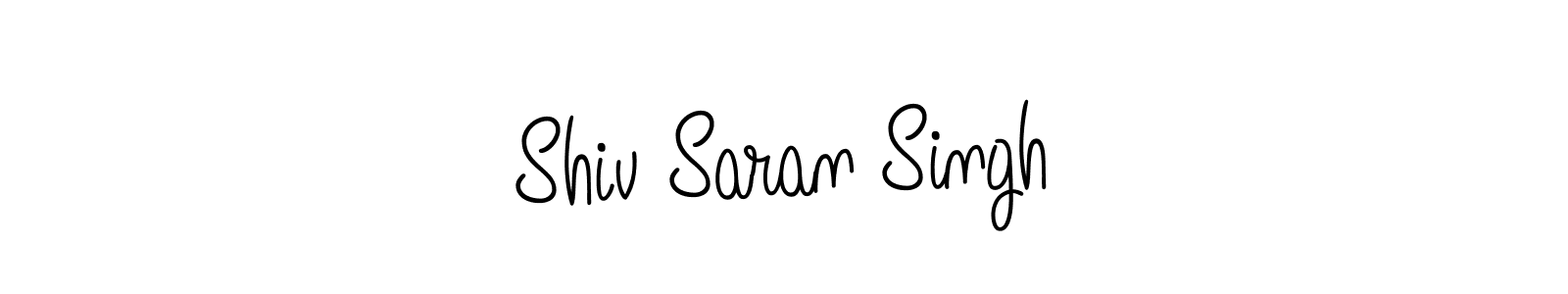 How to make Shiv Saran Singh name signature. Use Angelique-Rose-font-FFP style for creating short signs online. This is the latest handwritten sign. Shiv Saran Singh signature style 5 images and pictures png