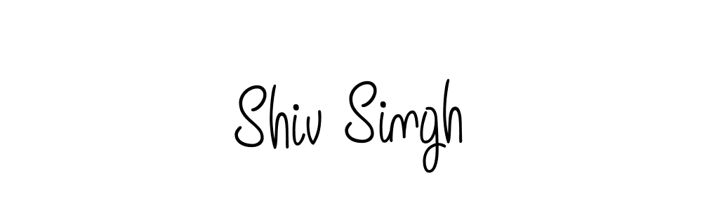 The best way (Angelique-Rose-font-FFP) to make a short signature is to pick only two or three words in your name. The name Shiv Singh include a total of six letters. For converting this name. Shiv Singh signature style 5 images and pictures png