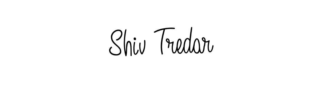 Make a beautiful signature design for name Shiv Tredar. With this signature (Angelique-Rose-font-FFP) style, you can create a handwritten signature for free. Shiv Tredar signature style 5 images and pictures png