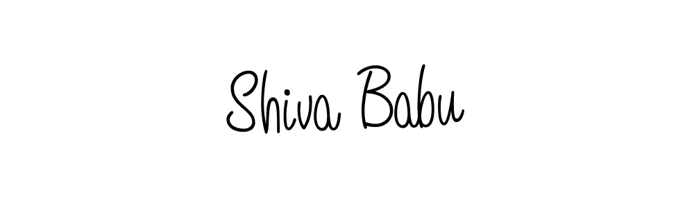 How to make Shiva Babu signature? Angelique-Rose-font-FFP is a professional autograph style. Create handwritten signature for Shiva Babu name. Shiva Babu signature style 5 images and pictures png