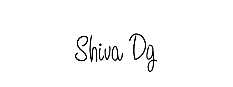 How to make Shiva Dg name signature. Use Angelique-Rose-font-FFP style for creating short signs online. This is the latest handwritten sign. Shiva Dg signature style 5 images and pictures png