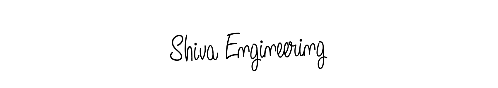 You should practise on your own different ways (Angelique-Rose-font-FFP) to write your name (Shiva Engineering) in signature. don't let someone else do it for you. Shiva Engineering signature style 5 images and pictures png